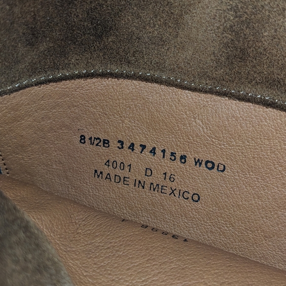 Frye Molly Tassel Tall Brown Suede Leather Boots - Picture 3 of 11